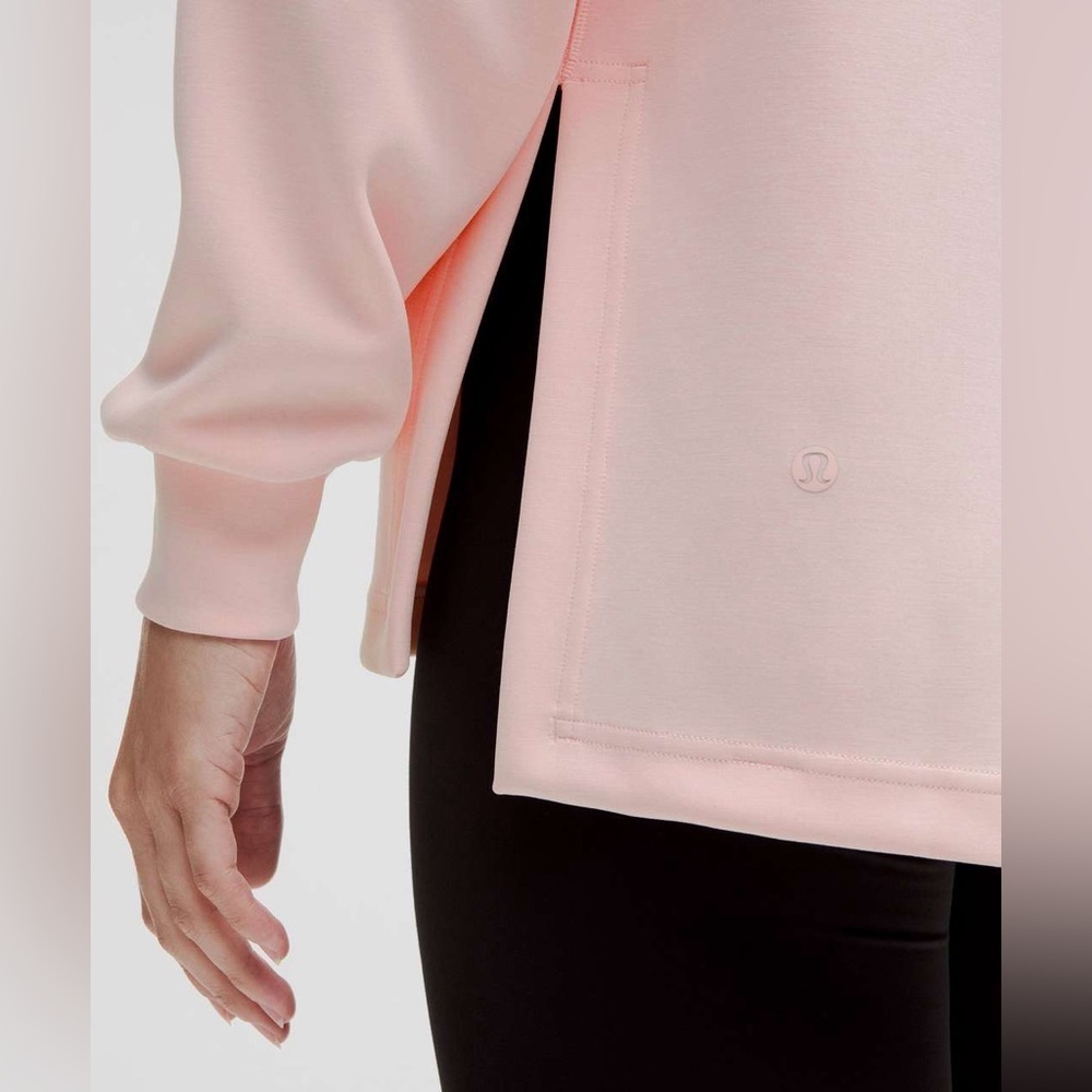 NWOT Lululemon Softstreme Funnel neck Long Pullover
strawberry Milkshake large - Picture 4 of 10